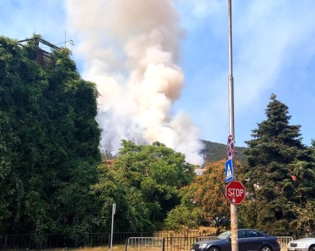 Пожарът край Сливен е предизвикан от горене на медни проводници