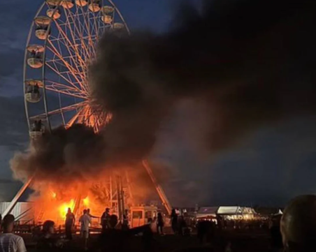 Виенско колело се запали в Германия, над 30 души са пострадали