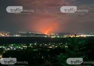 За голям пожар в района на село Крумово сигнализираха читатели