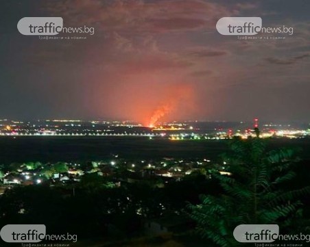 Голям пожар край пловдивско село