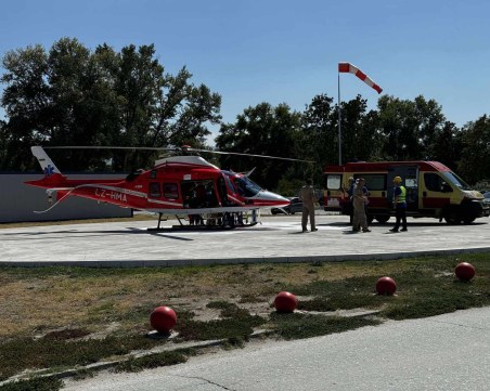 Въздушната линейка транспортира жена с тежка черепно-мозъчна травма от Смолян до Пловдив