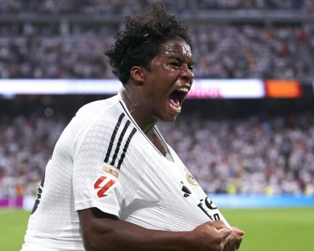 Новата бразилска звезда на Реал Мадрид с рекорд в дебюта си