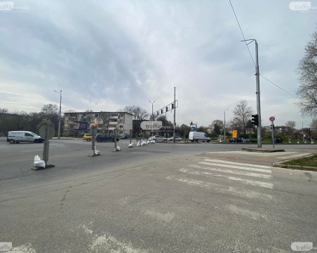 Преасфалтират възлово кръстовище в Кършияка за две нощи