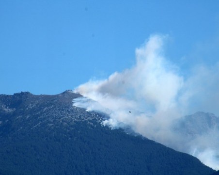 Пожарът в Рила е пред пълно ликвидиране