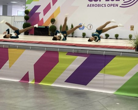 Шест медала за България на силен международен турнир по спортна аеробика в Пловдив