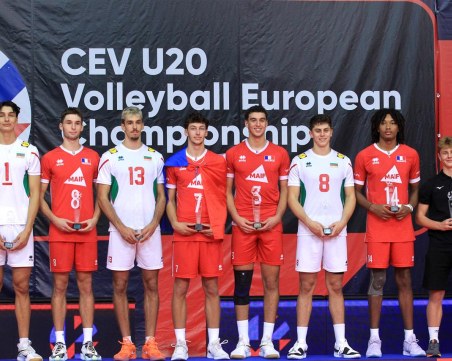 Трима българи в Идеалния отбор на ЕвроВолей за мъже под 20 г.