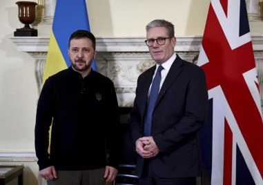 Президентът на Украйна Володимир Зеленски се срещна днес с британския