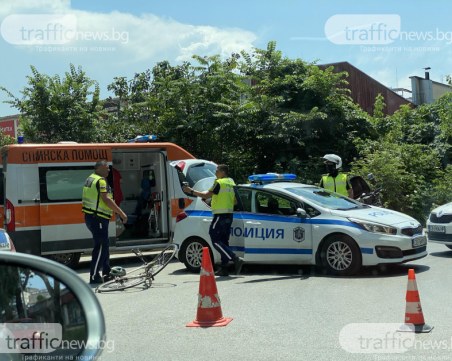 Камион блъсна 16-годишен велосипедист в Пловдив, откаран е в болница