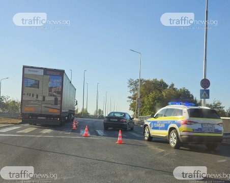 Пометената пешеходка на моста на Адата е в болница, движението е затапено