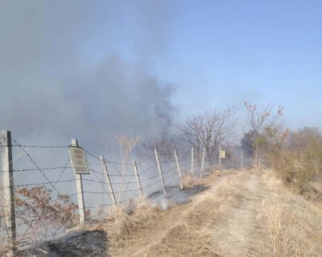 Ликвидираха големия пожар край Ягодово, прехвърлил се върху хвостохранилище на ВиК