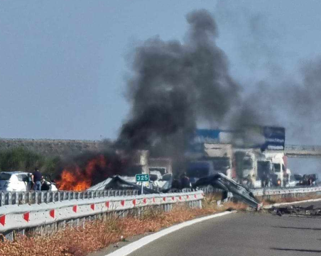 Брутална катастрофа на АМ „Тракия