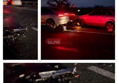 Серия от катастрофи на АМ Тракия посока София Първата е