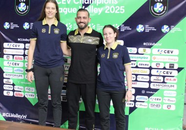 Волейболните шампионки от Марица Пловдив дадоха пресконференция в зала Колодрума