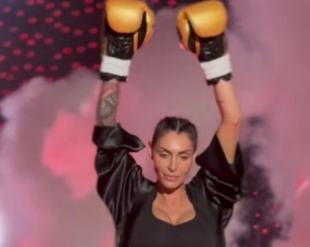 Черната Златка с първа победа на боксовия ринг