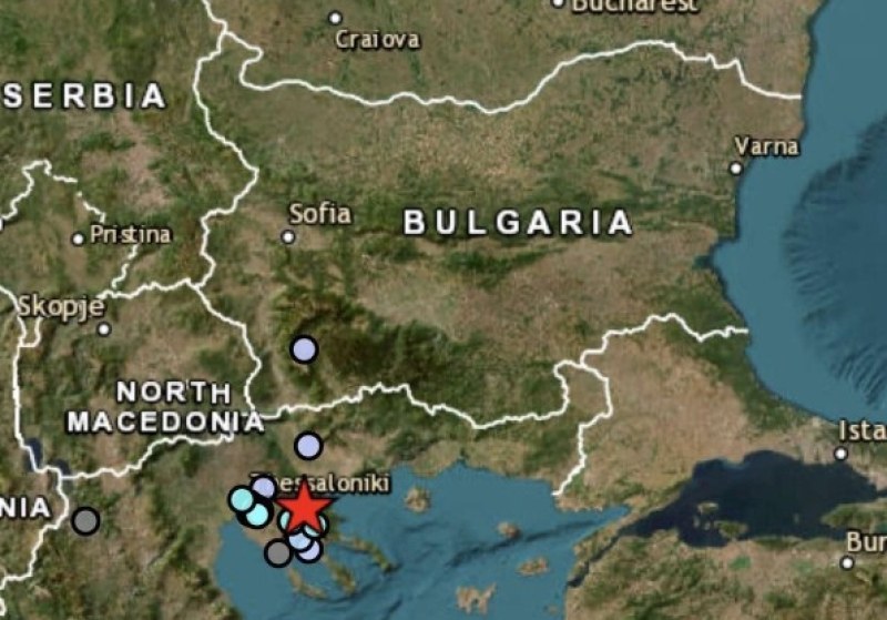 Земетресение разклати Северна Гърция, усетило се и у нас