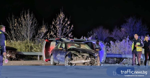 プロブディフ環状道路で4台の車が巻き込まれる重大事故、うち1台には子供が乗っていた