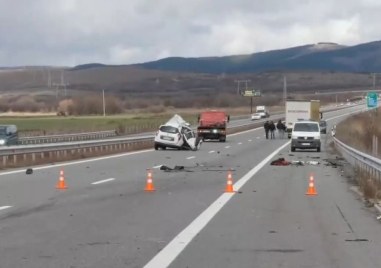 Катастрофата която затвори участък от АМ Струма е взела жертва