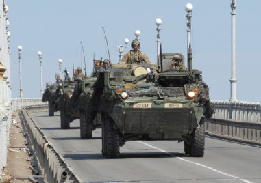 Войници и военни автомобили от въоръжените сили на Република Турция ще