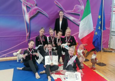 Пловдивските гимнастички от клуб Диана участва на международния турнир CUP ANAGNI в