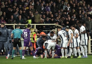 Състоянието на припадналия футболист на Фиорентина Едоардо Бове заради който