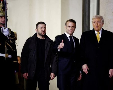 Володимир Зеленски: Срещата ми с Макрон и Тръмп бе добра и продуктивна