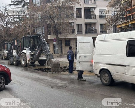 Голяма ВиК авария оставя голяма част от Кършияка без вода