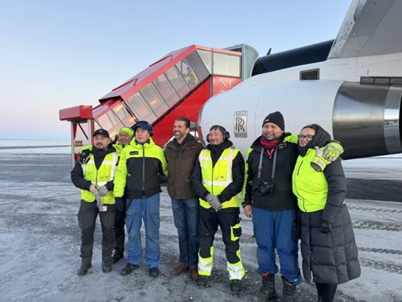 Тръмп планира да притежава Гренландия, синът му посети провинцията