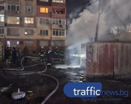 Пожар лумна в Столипиново, наркозависим подпали постройка