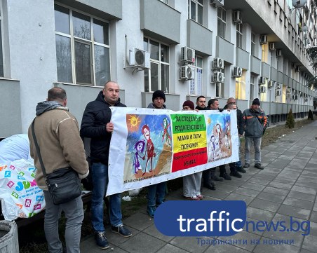 Десетки родители на протест срещу социалните в Пловдив: Извършват се скандални нарушения, а контрол- няма