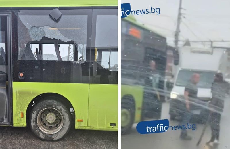 Ясно е кой е хулиганът, потрошил автобус за отмъщение в Столипиново! Вече е в ареста