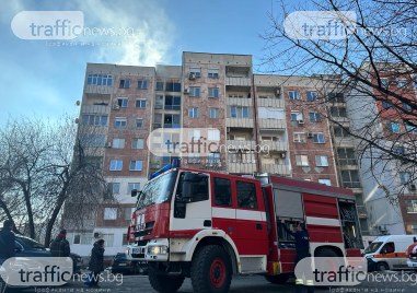 Пожар е избухнал в апаратмент на седмия етаж в жилищен