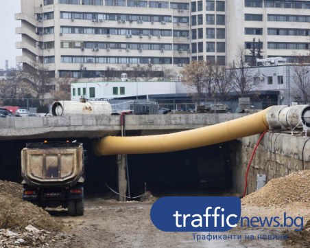 Спряно е прокопаването под Централна гара в Пловдив, други дейности по проекта са по-приоритетни