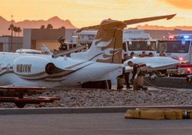 Самолет на турска авиокомпания изпълняващ полет от Анталия към Астана