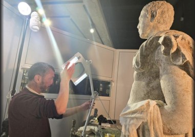 Завърши консервацията и реставрацията на първата статуя открита от екипа на проф д р Людмил Вагалински в Големия канал
