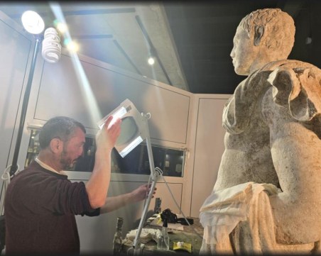 Завърши реставрацията на първата открита статуя в Хераклея Синтика