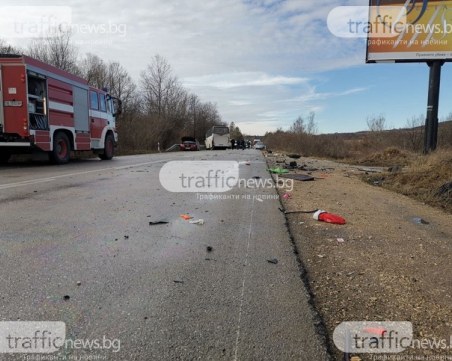 Четири автомобила се удариха в района на Казанлък