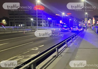 Показна полицейска акция се провежда на ключово кръстовище в Пловдив