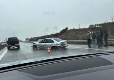 Тежка катастрофа е станала на АМ Струма този предиобед За