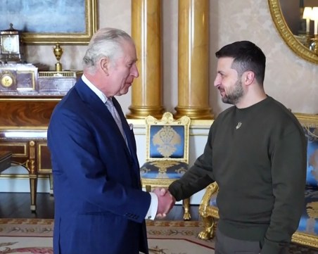 Зеленски се среща с крал Чарлз Трети днес
