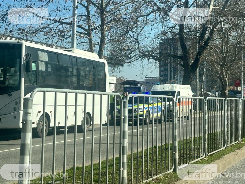 При рязко потегляне: Жена е в болница след инцидент в пловдивски автобус