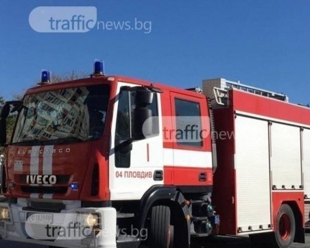 Мъж пострада при пожар в дома му в Пловдивско