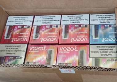 Близо 6000 контрабандни вейп цигари откриха митническите служители при проверка на