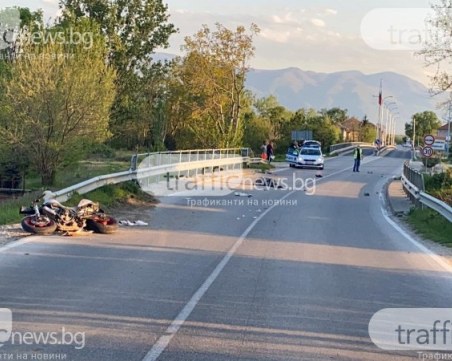 30-годишен моторист загина в тежка катастрофа край Сопот