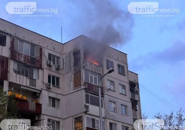 Жена пострада при пожар в дома си в район „Тракия