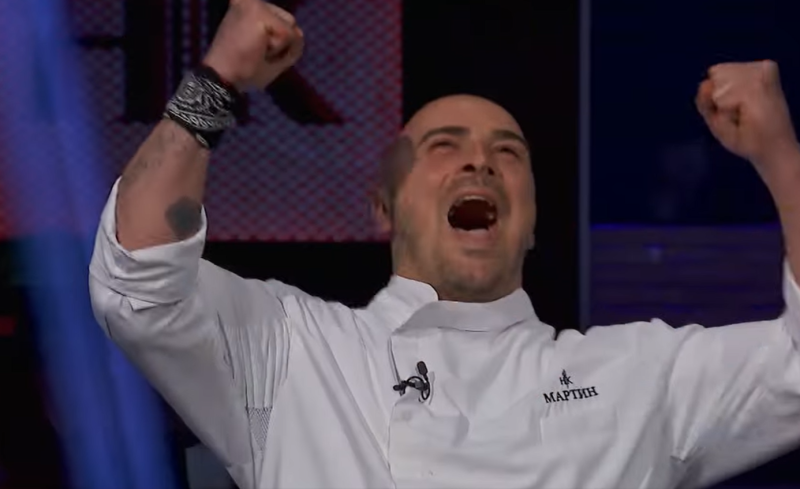 Мартин е големият победител в Hell’s Kitchen