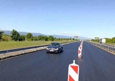 Приключи ремонтът на 11-километровото трасе на АМ Тракия посока Бургас в района на Пловдив