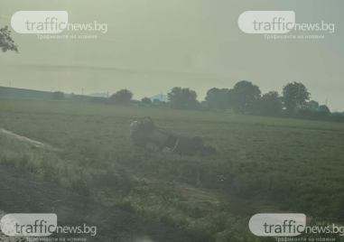 Загуба на контрол над автомобила е причината за катастрофата край пловдивско село