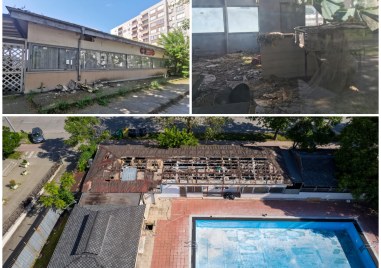 Бившият ресторант Нептун разположен в едноименния плувен комплекс в район