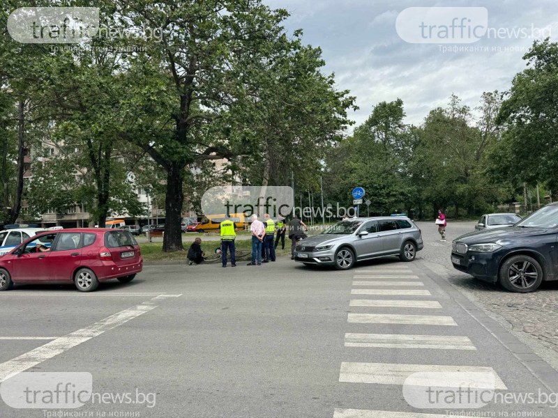 Блъснаха колоездач до прелеза на бул. „Свобода”