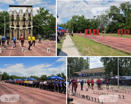 Огнената надпревара в Пловдив започна, пожарникари от цялата страна влизат в спортен сблъсък}